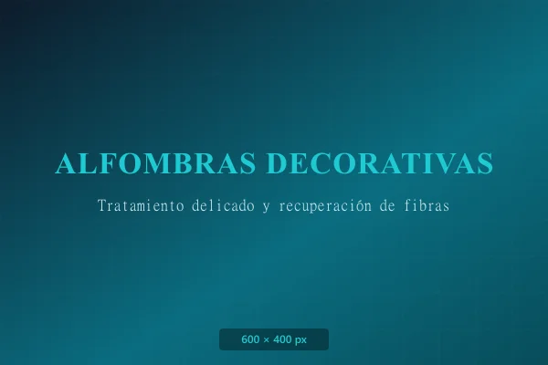 Lavado de alfombras decorativas y bajadas de cama